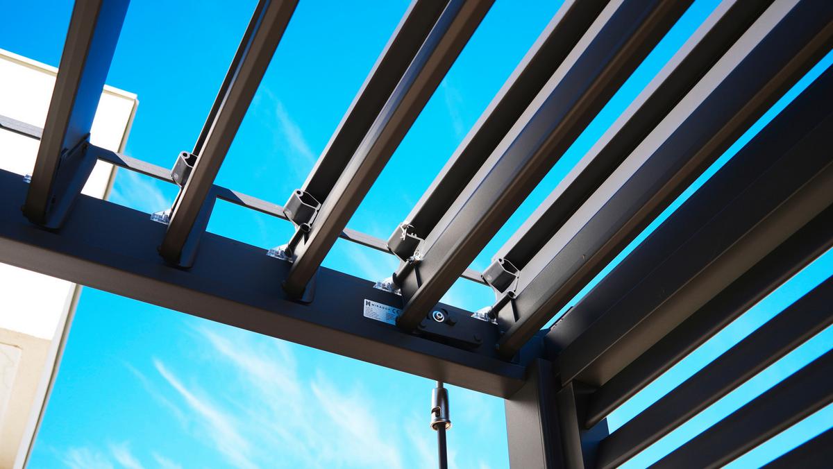 Pergola Element ca. 300x240x400 cm Anthrazit - Anthrazit, LIFESTYLE, Metall (300/240/400cm) - Gardenson