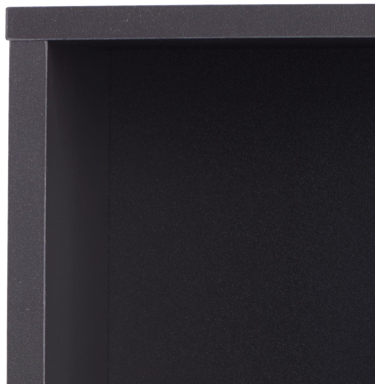 Regal Box - siva, Moderno, drvni materijal (23/46/25cm) - Modern Living