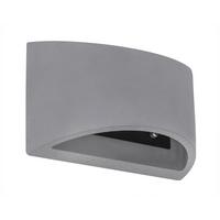 Zidna Svjetiljka Timo - siva, Design, kamen (20/8,8/12cm) - Globo