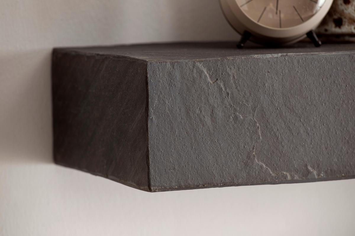 Stenski Regal Wl6.785 - antracit, Trendi, umetna masa/leseni material (120/10/20cm) - MID.YOU