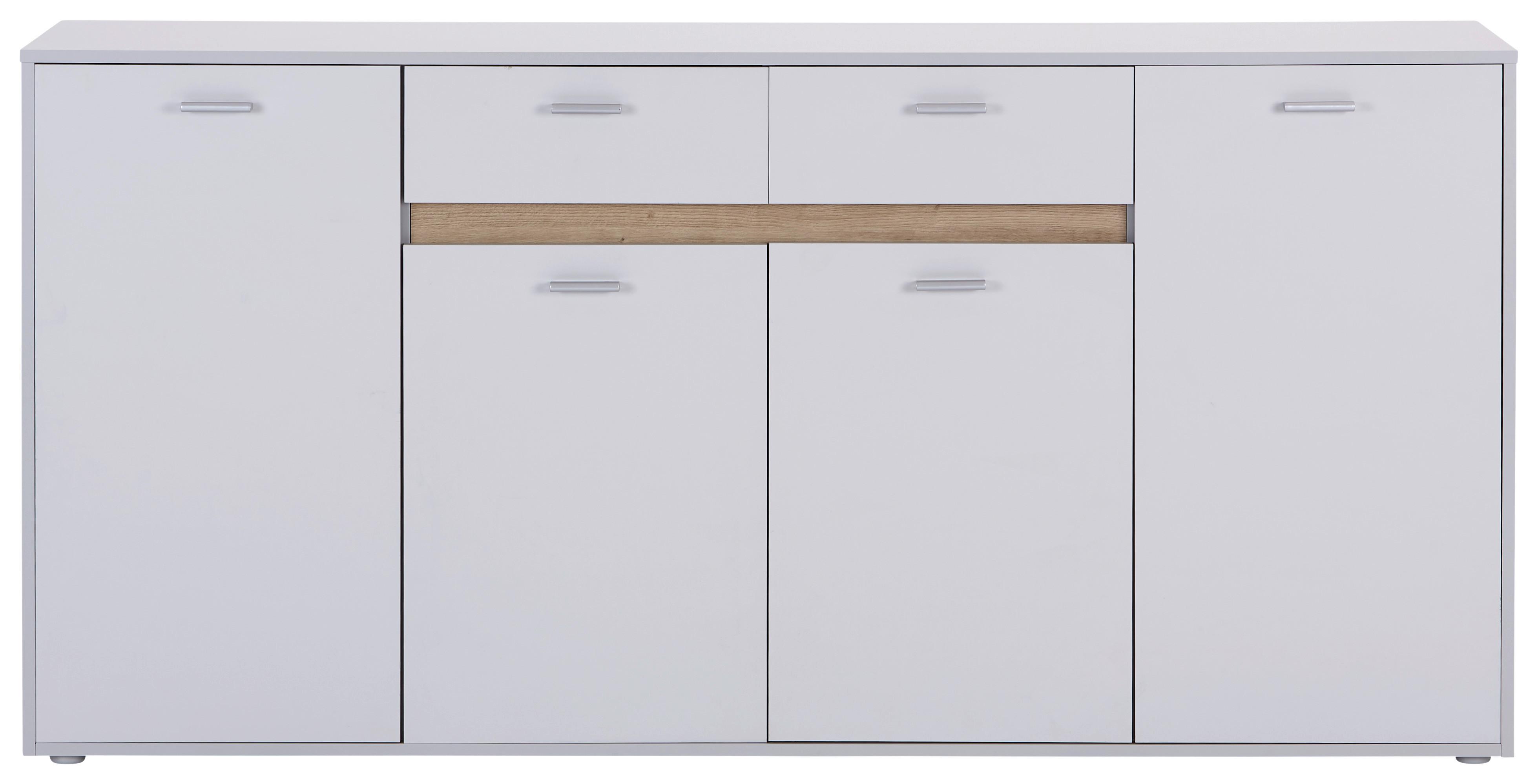 Comodă SLOT 4T - gri deschis, Modern, material pe bază de lemn (183,4/90/40cm) - Modern Living