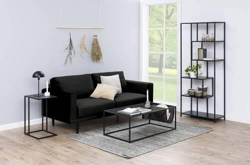 Stolić Seaford - crna, Trend, drvni materijal/metal (43/35/63cm) - Modern Living