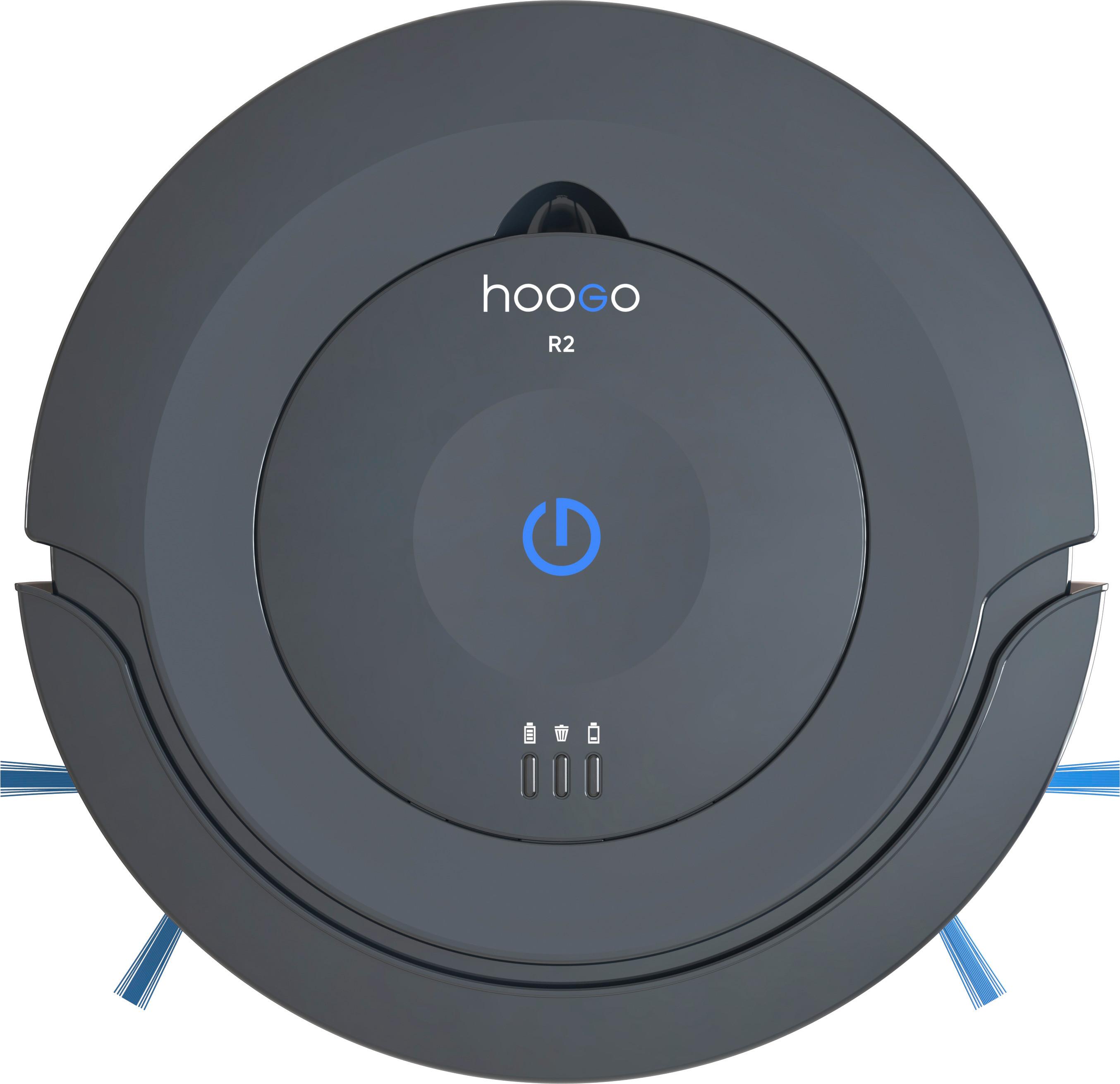 ROBOT ODKURZAJĄCY HOOGO RO 201 - niebieski/ciemnoszary, Konventionell, tworzywo sztuczne (28,5/7cm)