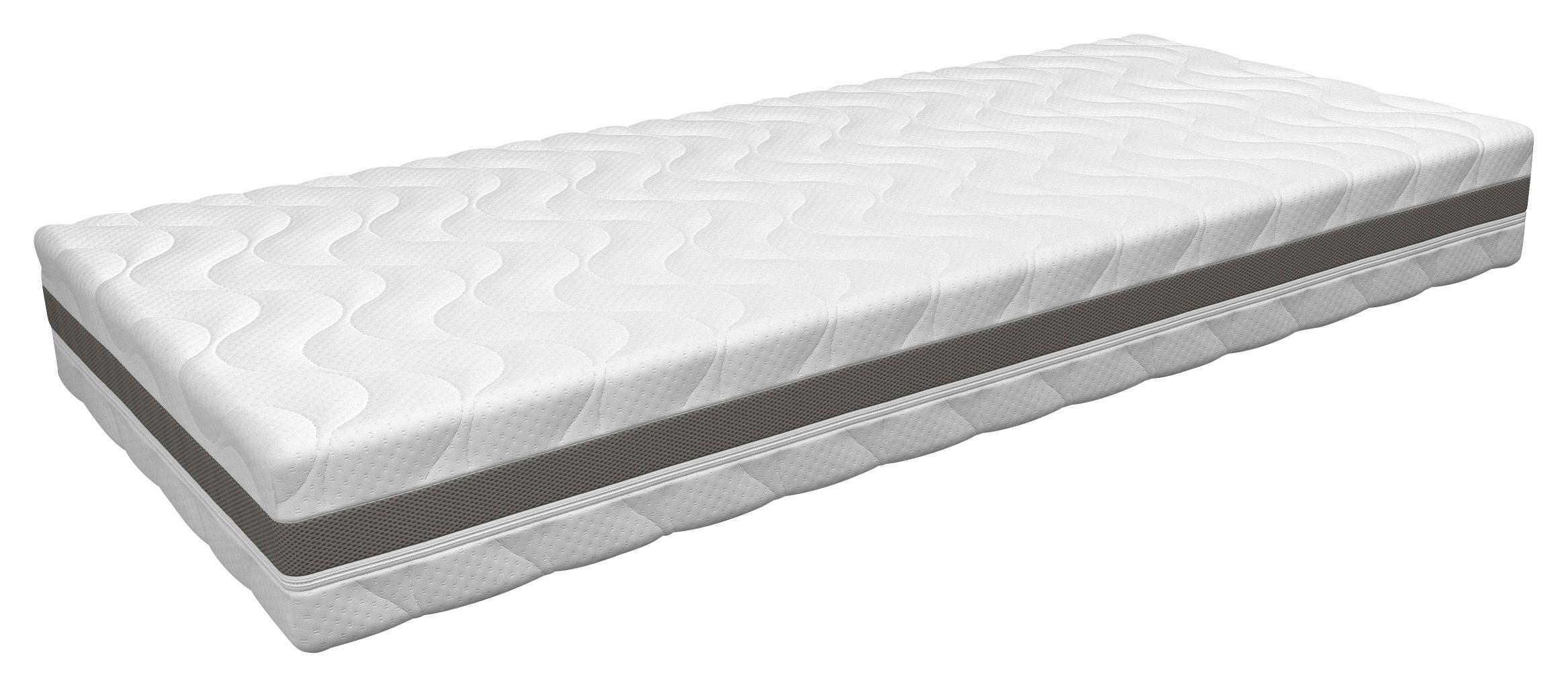 Ležišče Z Žepkastim Vzmetenjem Air Fusion - bela, tekstil (90/200cm) - Premium Living