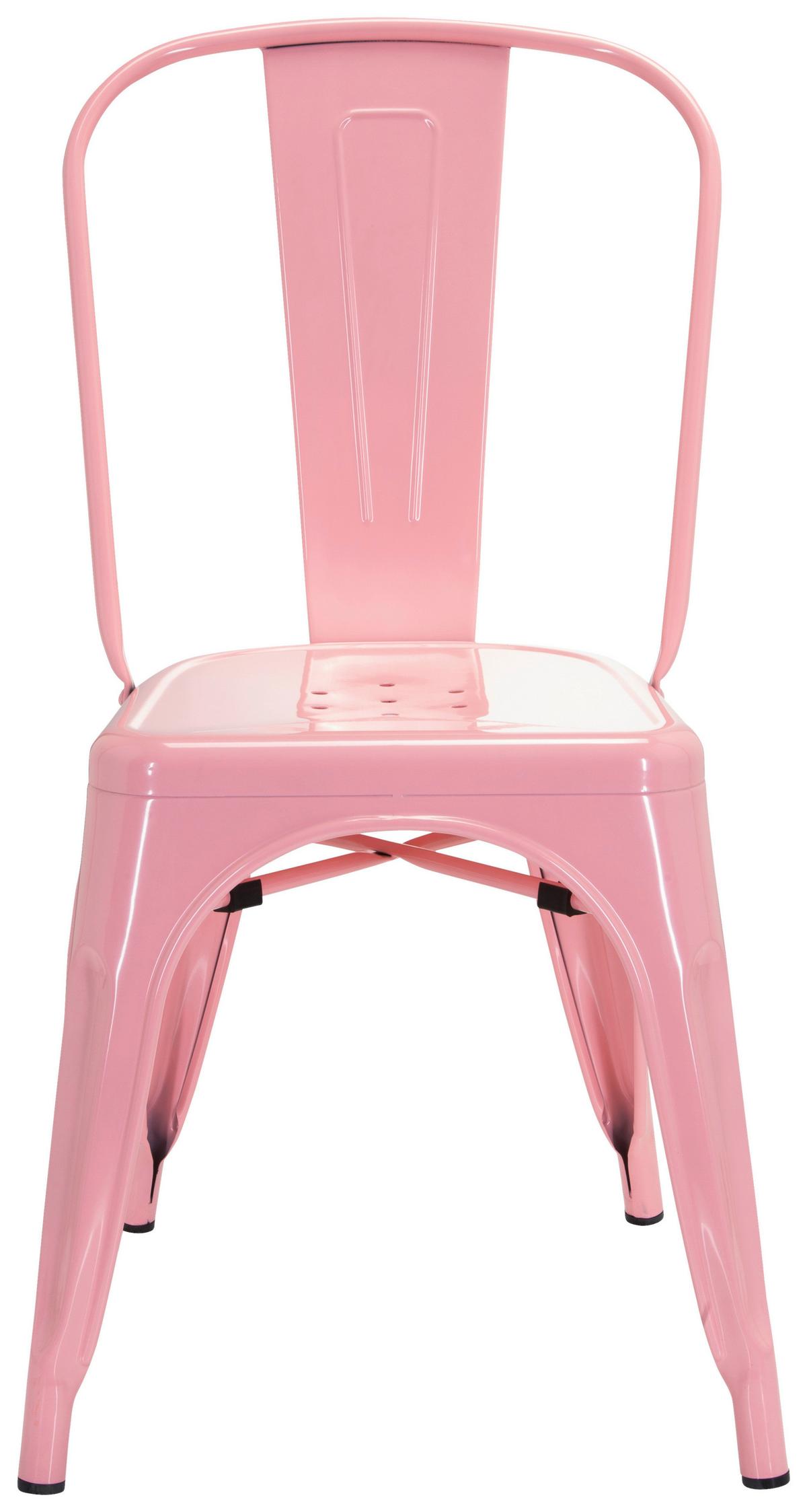 Stol Vantaggio Comfort, Roza - roza, Basics, kovina (44/84/54cm) - MID.YOU