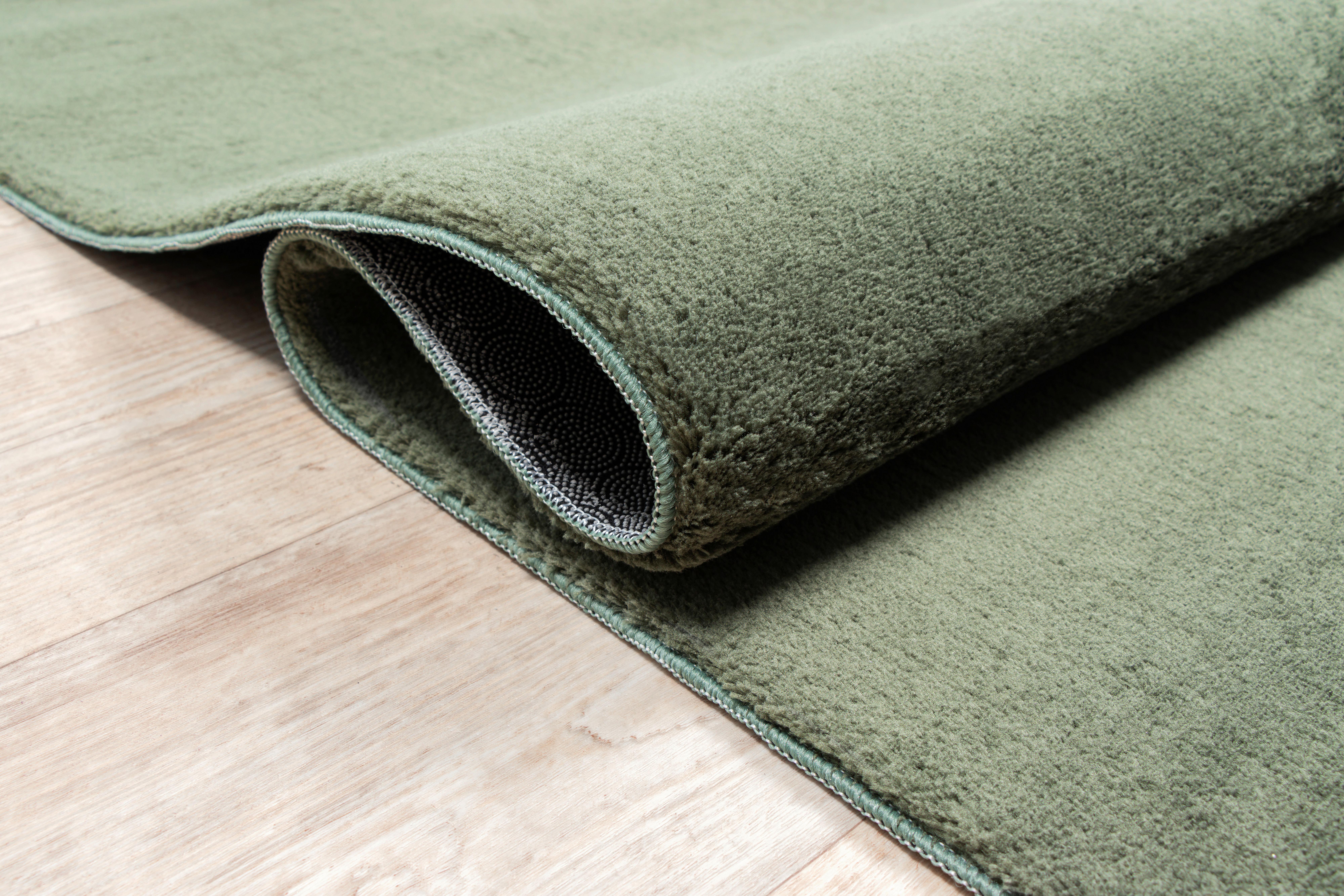 Fellteppich Loft Grün ca. 200x280cm - Grün, KONVENTIONELL, Textil (200/280cm)