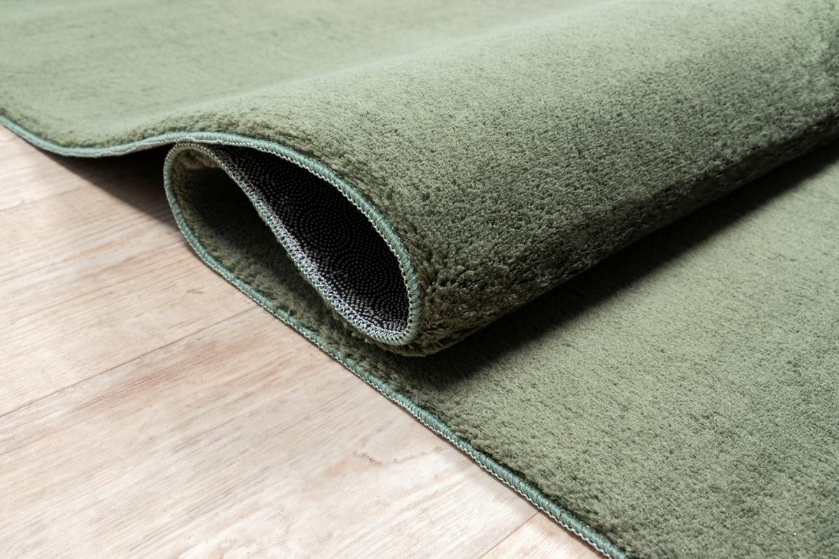 Fellteppich Loft Grün ca. 60x110cm - Grün, KONVENTIONELL, Textil (60/110cm)