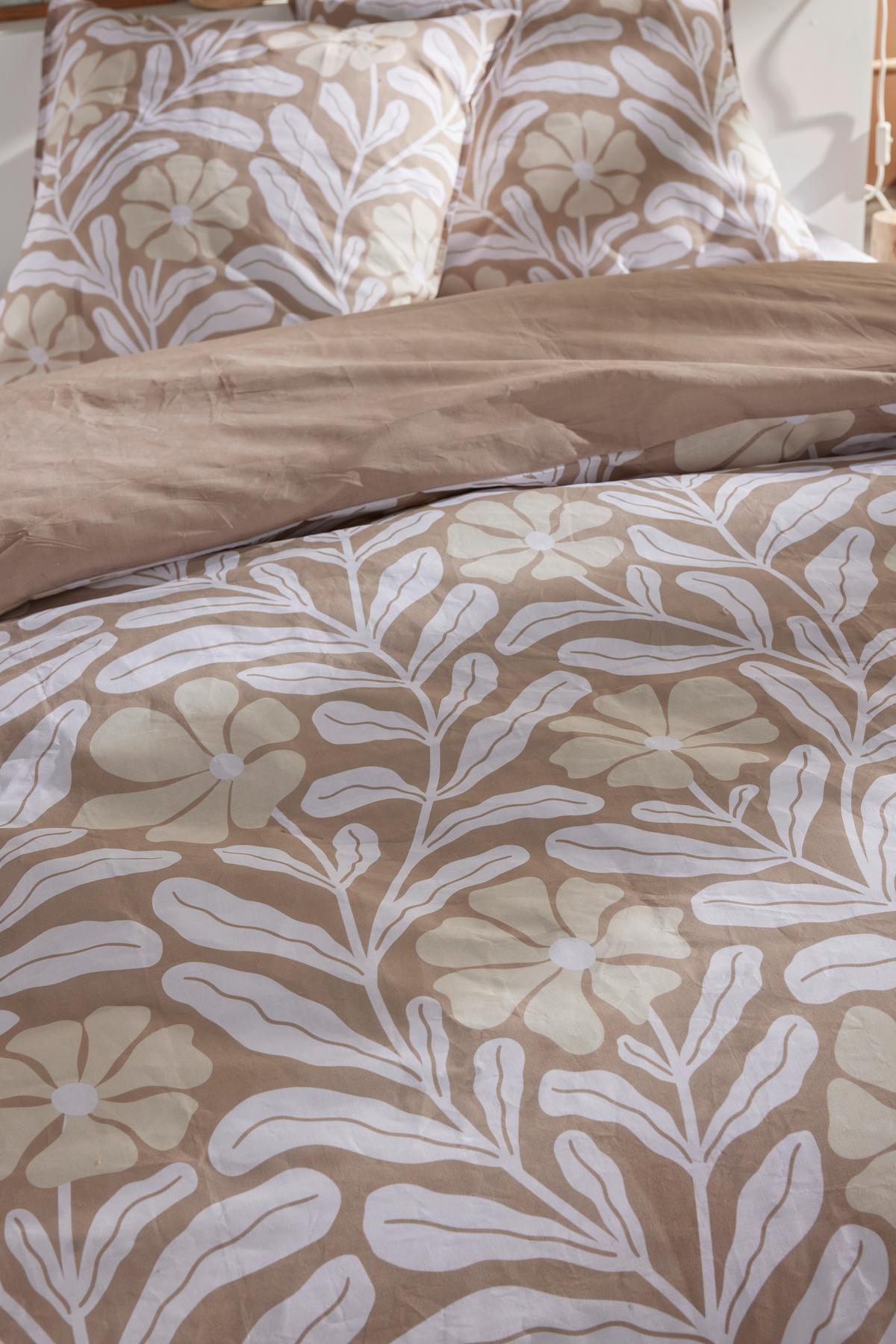 Lenjerie de pat DELICATE cca. 200x220/2x50x70 cm - crem, Modern, textil (200/220cm)