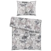 Bettwäsche Bio Eva Design Ca. 160x210cm - Anthrazit, Modern, Textil (160/210cm) - ecoTree