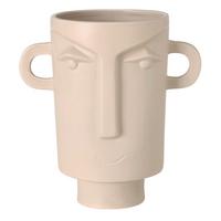 Übertopf Brosyo in Beige - Beige, MODERN, Keramik (22/15cm) - Modern Living