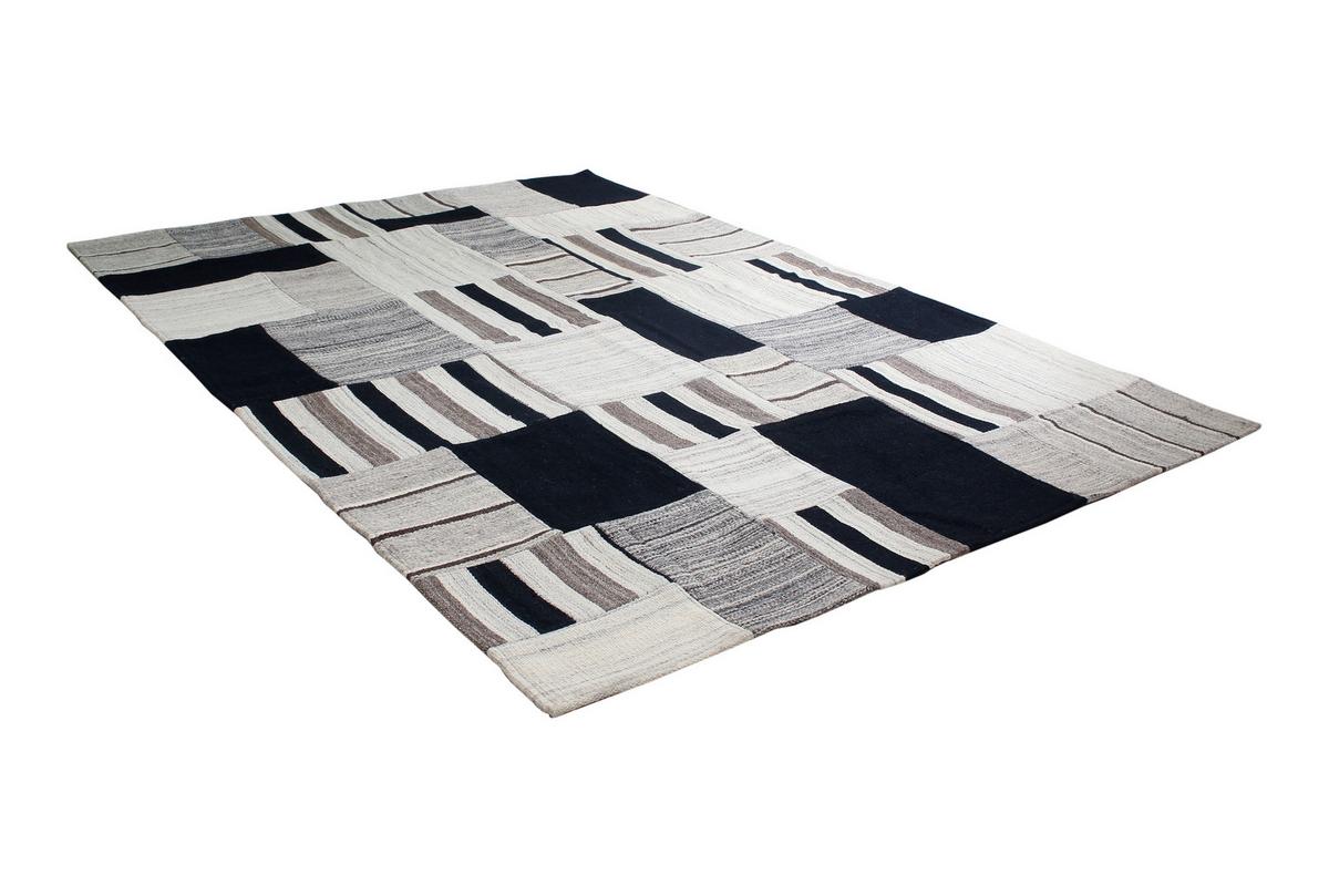 Flachwebeteppich Radical 320 Grau/multi 120x170 - Multicolor/Grau, Basics, Textil (120/170cm) - Kayoom