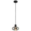 HÄNGLAMPA TIPO - svart, Modern, metall/glas (18/120cm) - Mömax