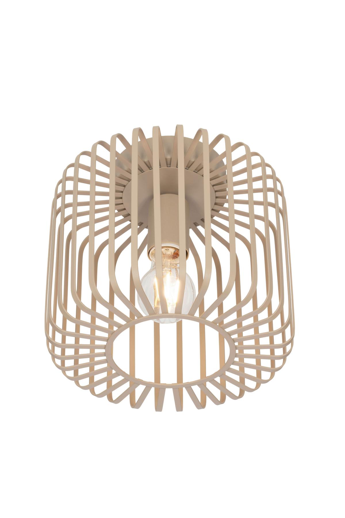 LAMPA SUFITOWA COVENTRY *SBN* - kolor piaskowy, Konventionell, metal (25/23,5cm) - Novel