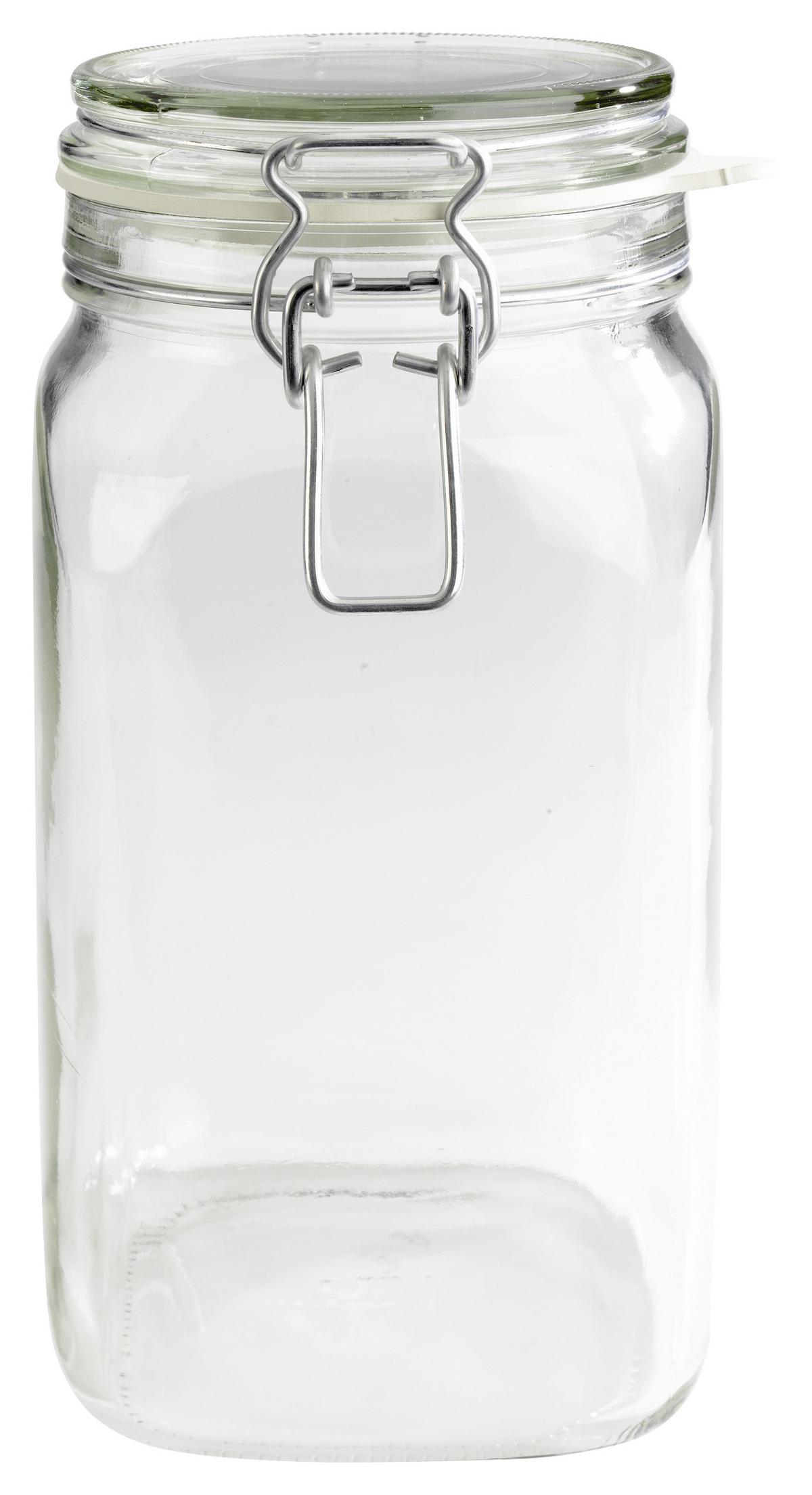 Einmachglas-Set Gothika ca. 1,45l, 6-teilig - Transparent, Basics, Glas (1450ml) - Mäser