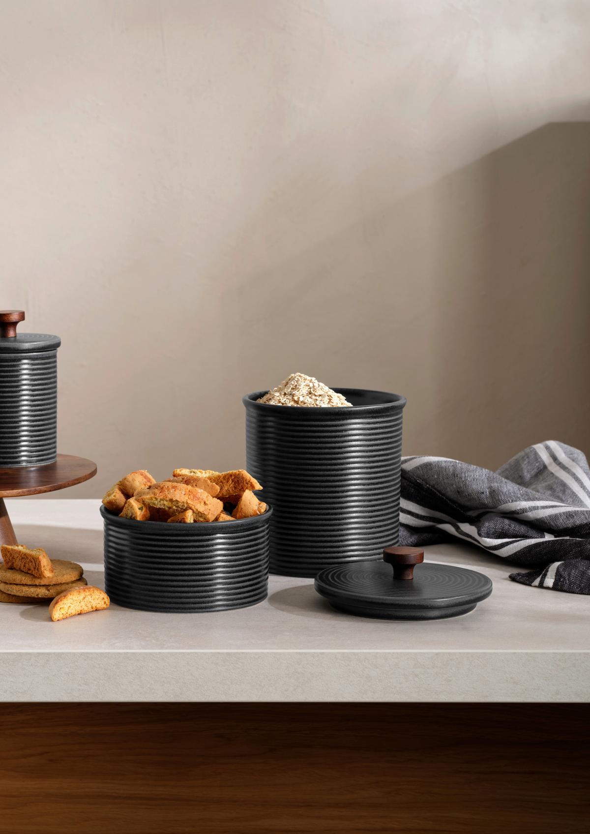 POJEMNIK KUCHENNY 4879190 - czarny, Konventionell, ceramika (9,5/13cm) - ASA