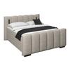 Boxspring Krevet Elysia - prirodne boje/bež, Trend, drvni materijal/drvo (200/220cm) - Premium Living