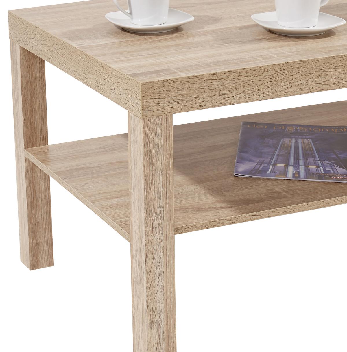 Klubska Mizica Light, Barva Hrasta - hrast sonoma, Moderno, leseni material (90/45/55cm) - Mömax