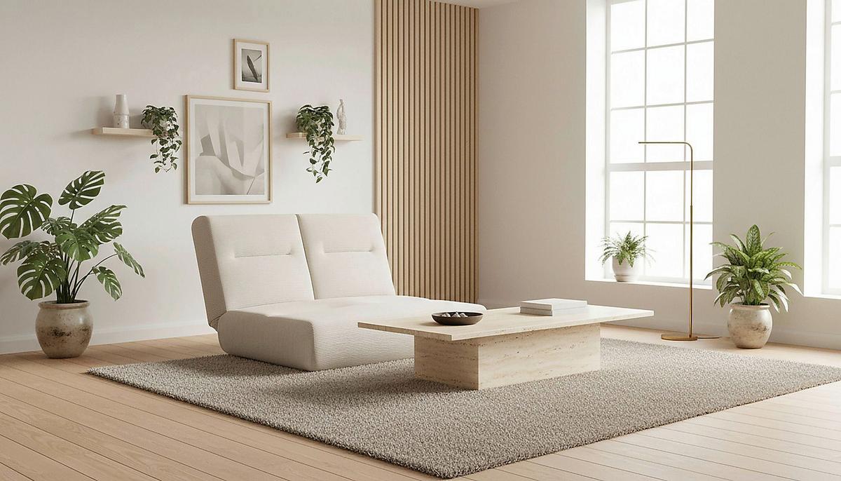 Zofa S Funkcijo Ležišča Luna, Bež - bež, Design, tekstil (159/88/160cm) - Livetastic