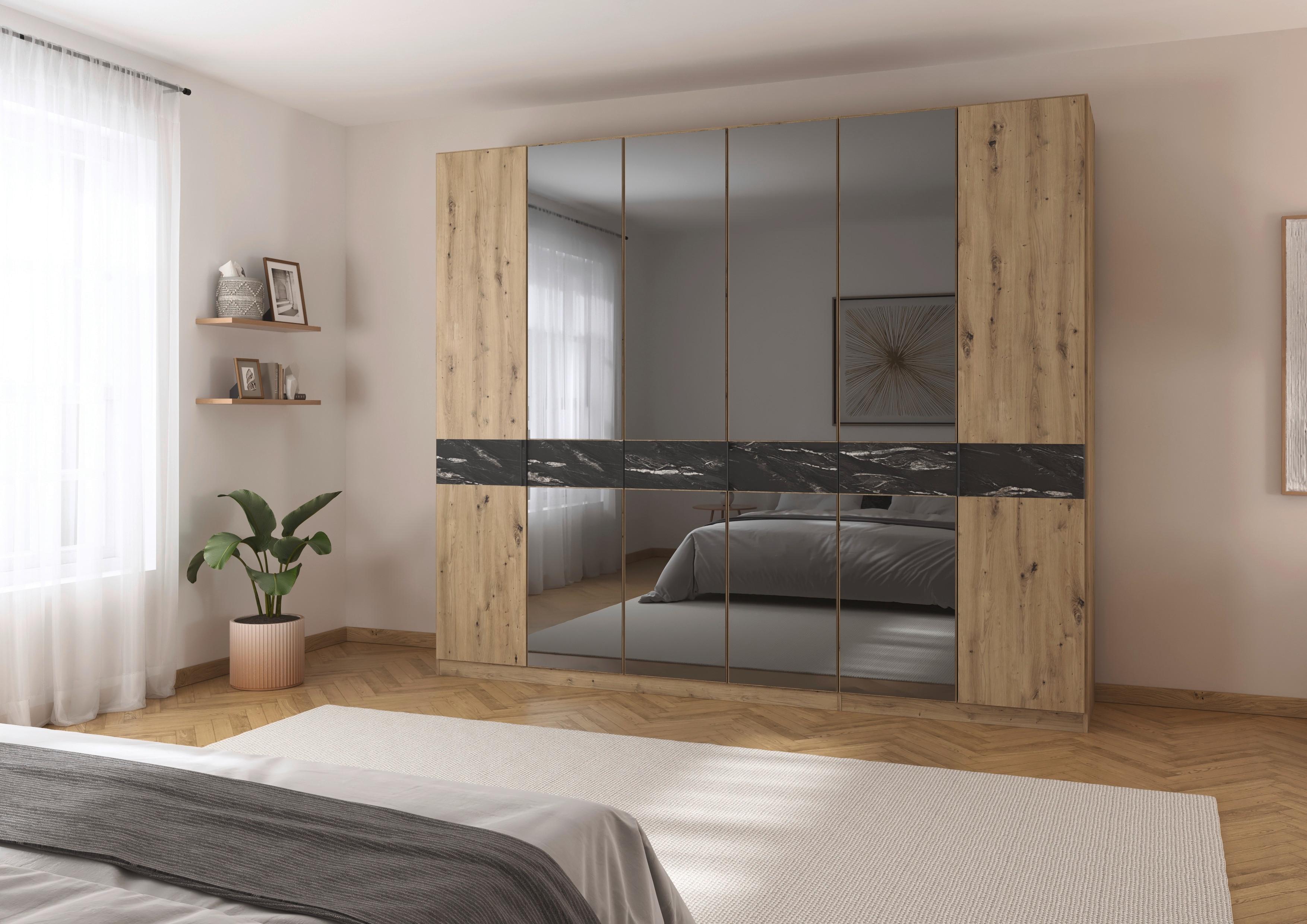 Drehtürenschrank Versity Eiche Artisan - Eiche Artisan, KONVENTIONELL, Holzwerkstoff/Metall (270/229/54cm) - Premium Living