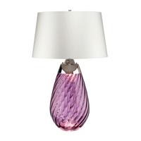 Asztali Lámpa Lena-Tl-L-Plum-Owss - ibolya, Konventionell (46/74cm) - Elstead Lighting