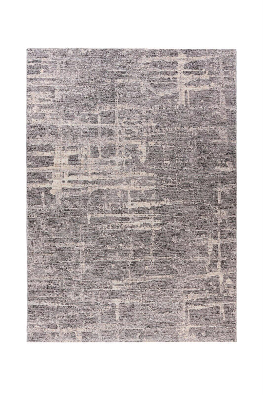 Flachwebeteppich Jaka 325 Grau - Grau, Konventionell, Textil (160/230cm) - Kayoom
