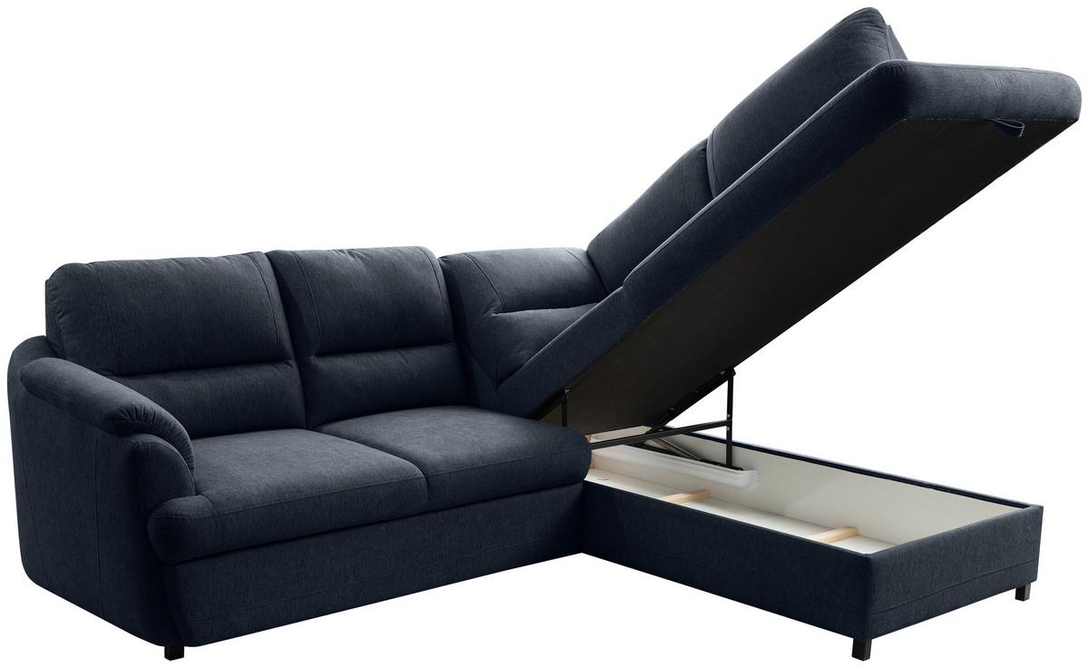 Coltar GUSTO - grej/albastru, Basics, textil (240/200cm) - Modern Living