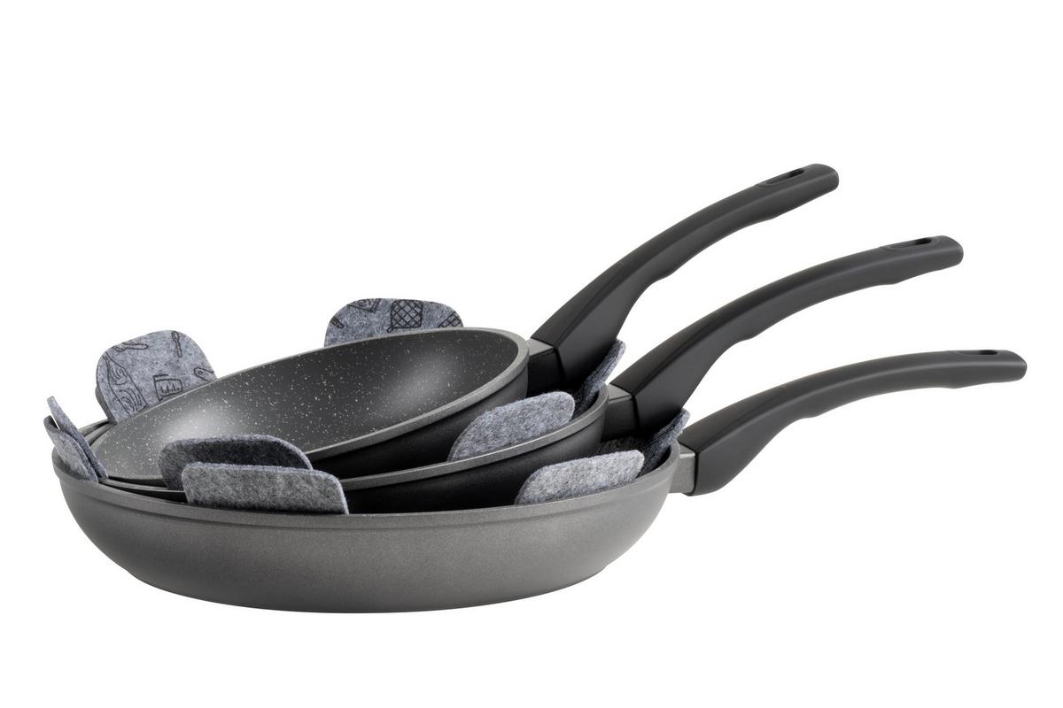 Pfannenset 935584 - Schwarz, Basics, Metall - Mäser