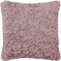 Zierkissen Fluffy Altrosa ca. 25x25cm - Altrosa, ROMANTIK / LANDHAUS, Textil (25/25cm)