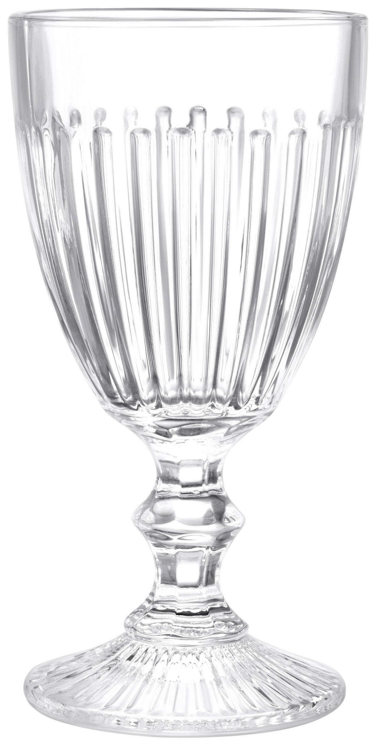 Set Kozarcev Elroy - prozorno, Konvencionalno, steklo (8,8/16,7cm) - Modern Living