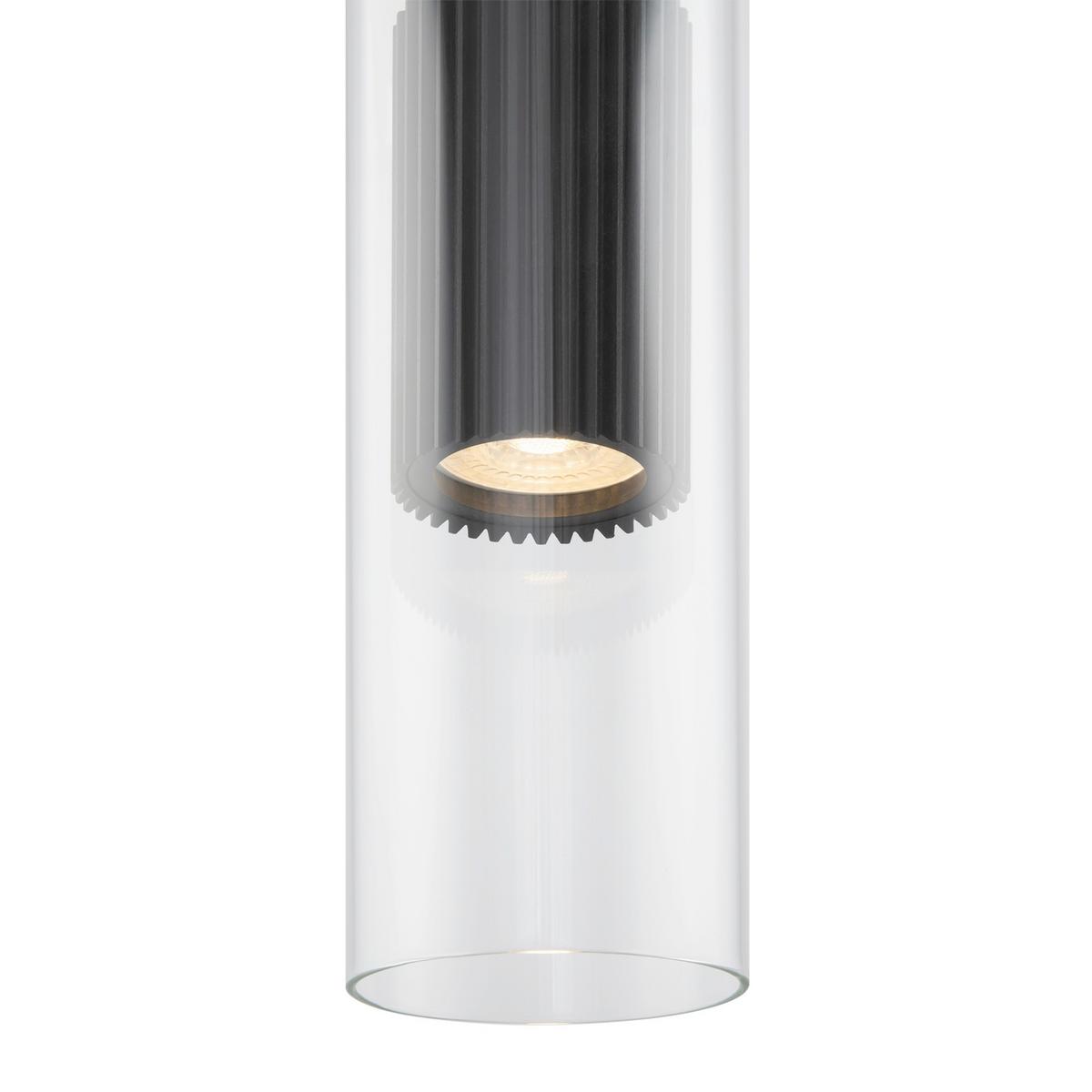Pendelleuchte Dynamics Schwarz max. 50 Watt - Transparent/Schwarz, Trend, Glas/Metall (8/32cm) - MAYTONI
