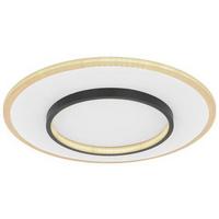 LED-DECKENLEUCHTE LIMA D: 46,8 CM WEISS - Weiss/Opal, Basics, Kunststoff/Metall (46,8/6cm) - Globo