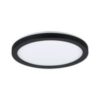 LED-Paneel Atria Shine in Schwarz max. 11,2 Watt - Schwarz, Basics, Kunststoff (19cm) - Paulmann