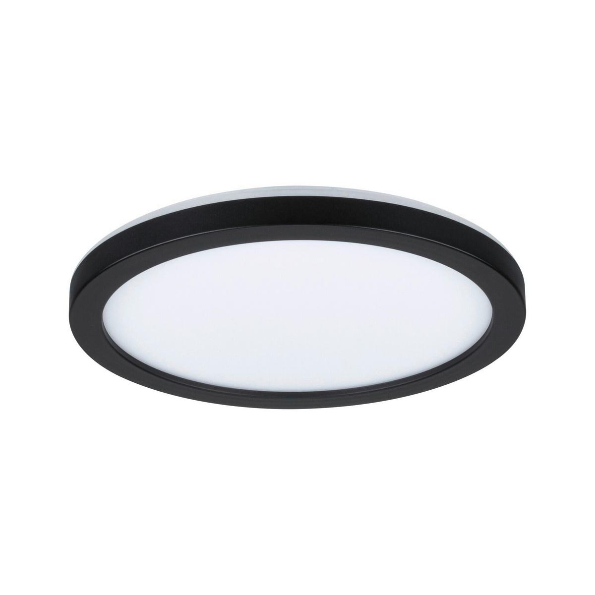LED-Paneel Atria Shine in Schwarz max. 11,2 Watt - Schwarz, Basics, Kunststoff (19cm) - Paulmann