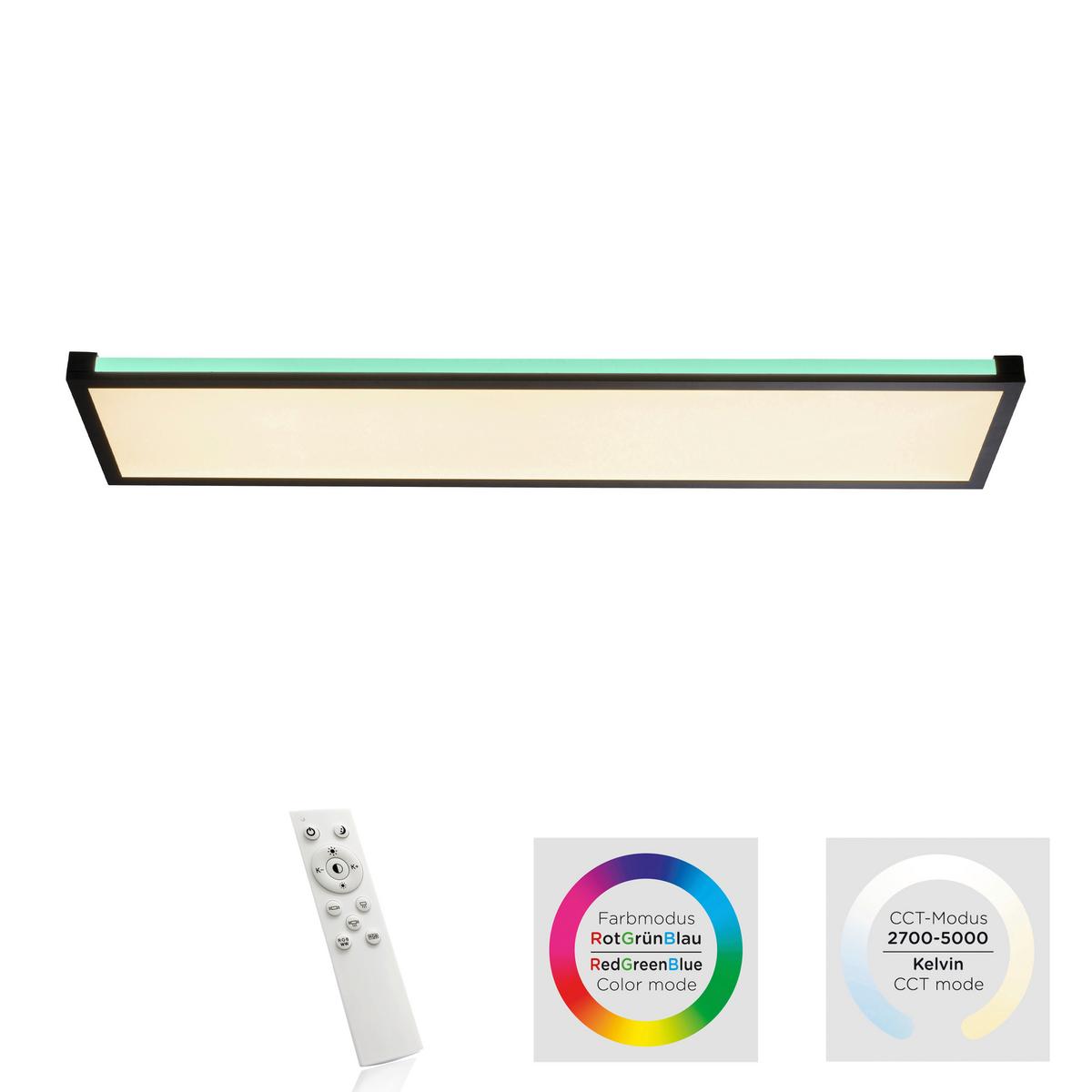 Deckenleuchte 11622-18 Mario max. 34 Watt - Schwarz, Design, Kunststoff/Metall (100/25/7,1cm)