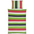 Lenjerie Pat Max - alb/verde, textil (140/200cm) - Modern Living Lenjerie Pat Max - alb/verde, textil (140/200cm) - Modern Living
