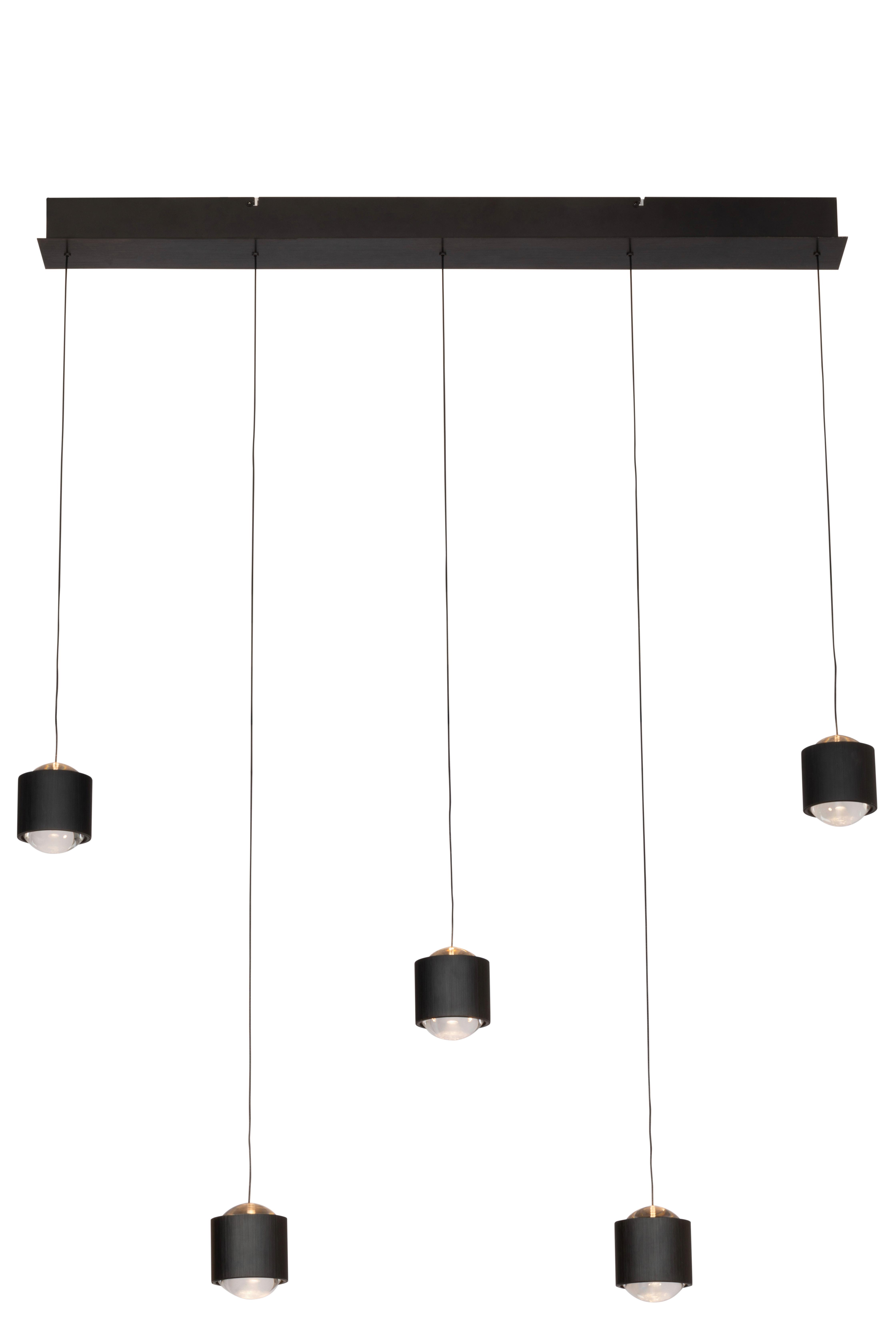 LAMPA WISZĄCA LED COLUMBIA *SBN* - czarny, Design, tworzywo sztuczne/metal (90/10/170cm) - Novel