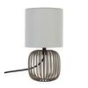 BORDSLAMPA DRITI - vit/champagne, Modern, metall/textil (13/13/25cm) - Mömax