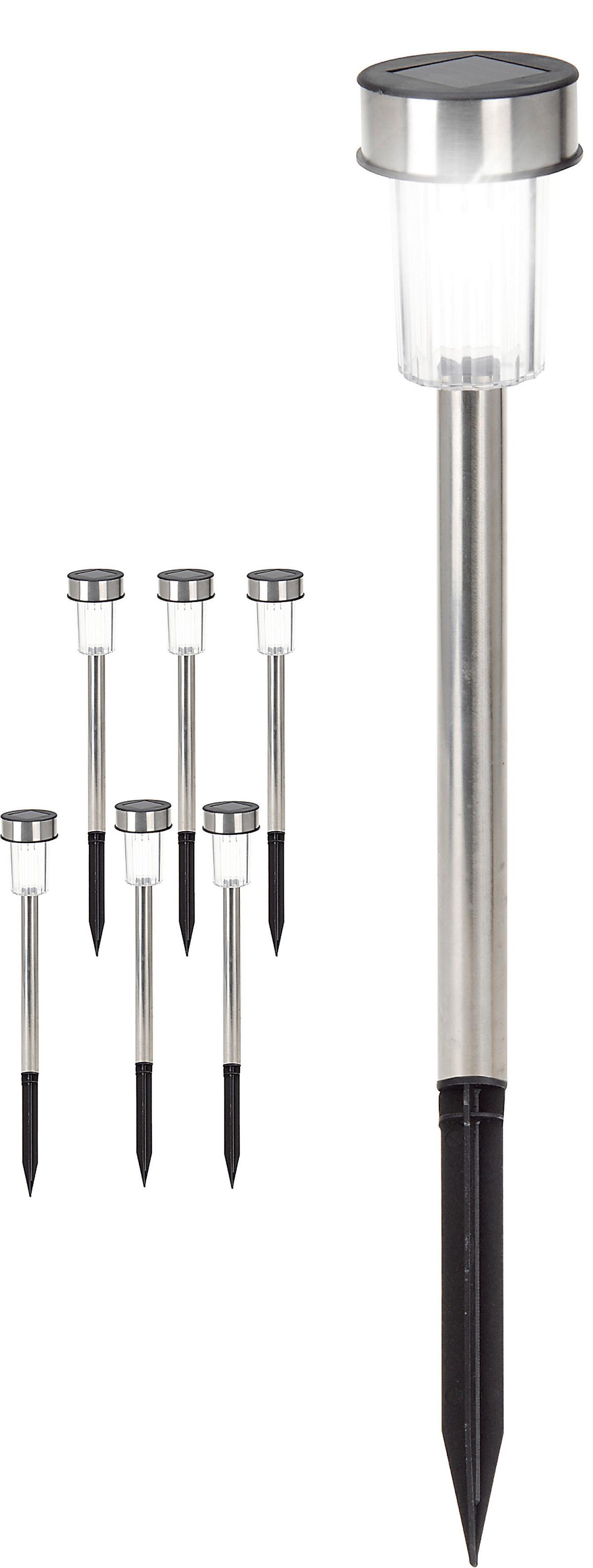 Lampă solară SIXTIE 6/1 SET - culoare inox/culoare crom, metal (4,8/36,5cm) - Modern Living