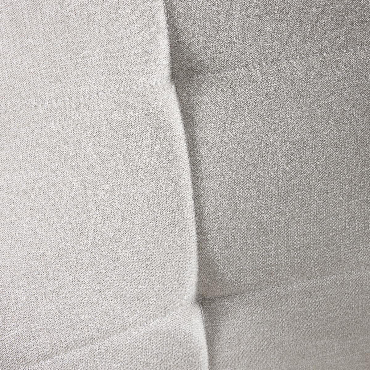 Schwingstuhl Lucie Sandfarben Webstoff Gepolstert - Sandfarben/Chromfarben, MODERN, Holz/Textil (42,5/98/45cm) - Bessagi Home