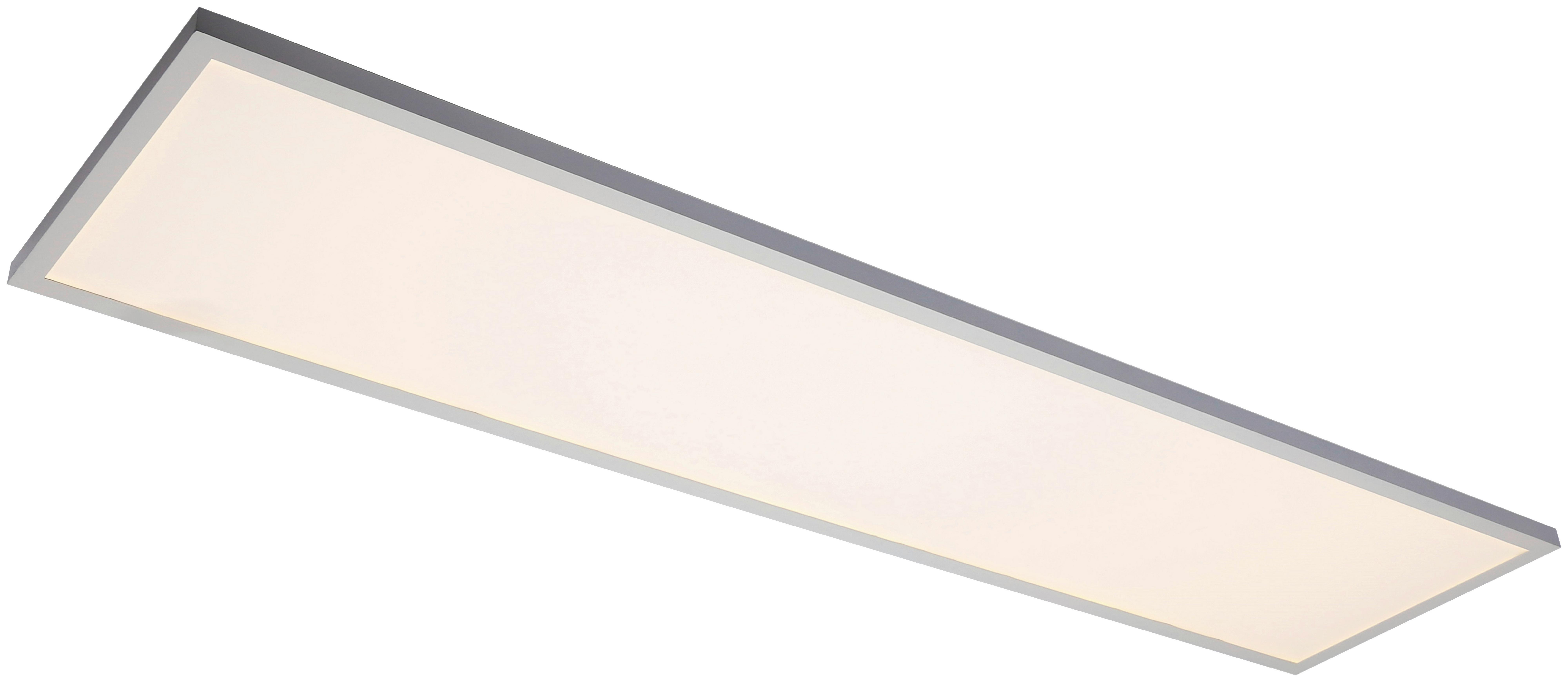 LED-Deckenleuchte Cornelius max. 40 Watt - Weiß, MODERN, Kunststoff (120/30/7,5cm) - Premium Living