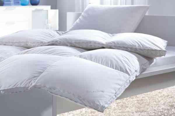 Daunendecke Premium Warm ca. 140x200cm - Weiß, Textil (135-140/200cm) - Premium Living
