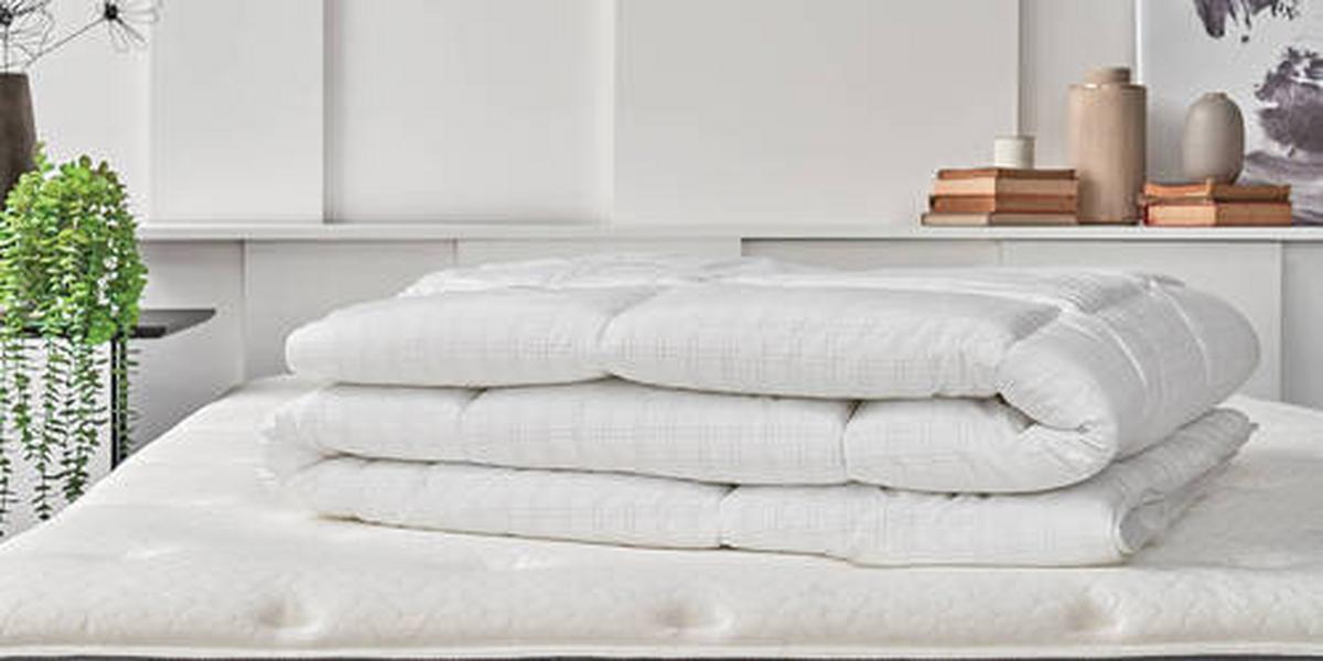 Bettdecke Anti Stress ca. 200x200 cm - Weiß, Basics, Textil (200/200/3cm) - Yatas