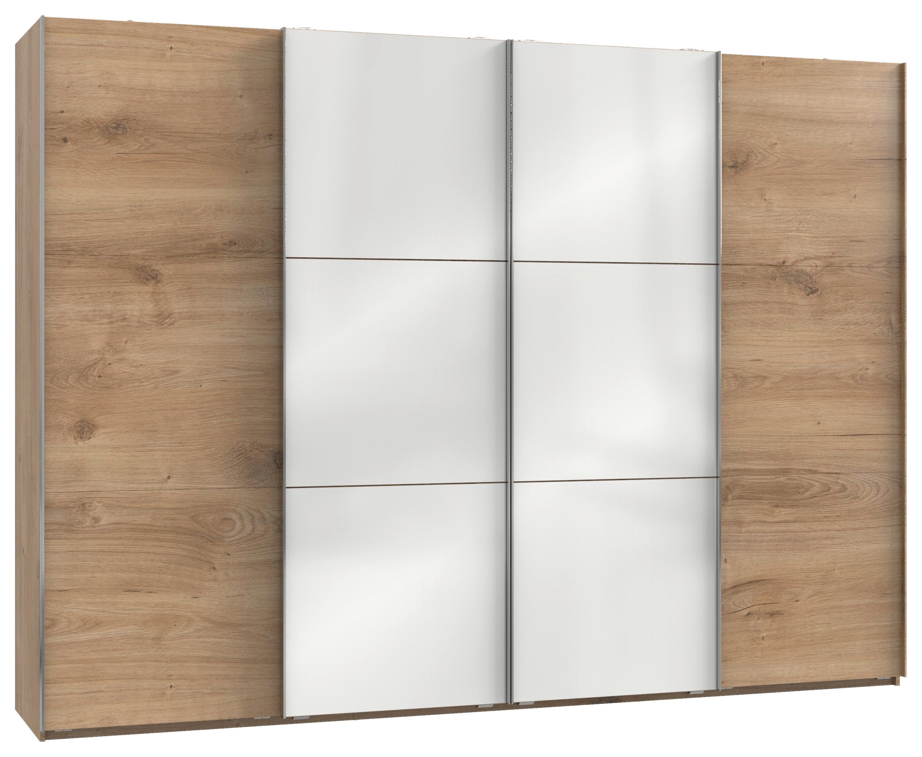 Ormar S Kliznim Vratima Level 36c - bijela/boje hrasta, Moderno, drvni materijal (300/216/65cm) - Modern Living