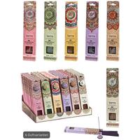Räucherstäbchen Karma diverse Düfte - Pink/Gelb, Basics, Holz (6,5/30/2,3cm)