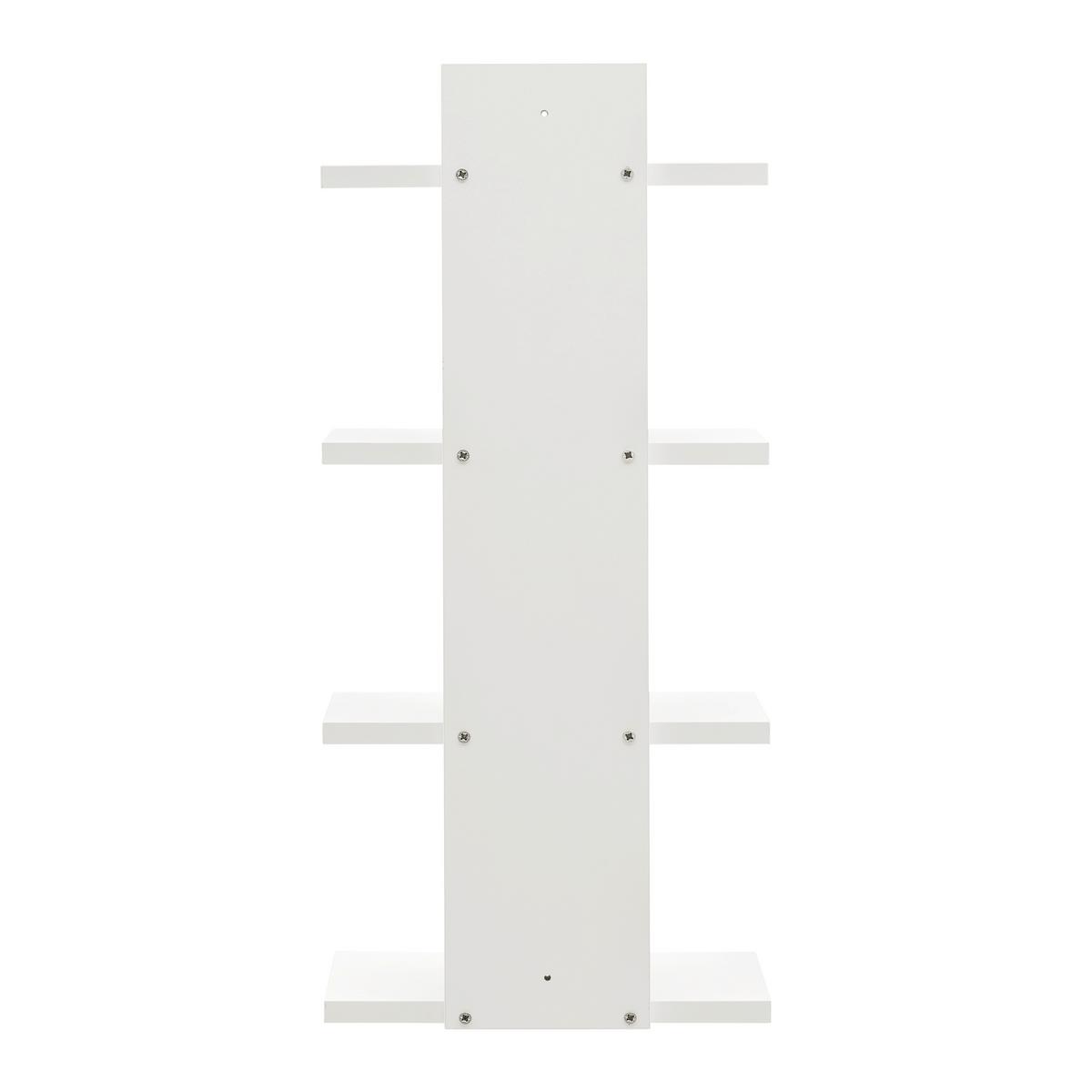 Wandregal Betty Weiß - Weiß, KONVENTIONELL, Holzwerkstoff (35/75/18cm) - Based