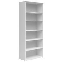 Polica Multi - bijela/antracit, Moderno, drvni materijal/plastika (80/195/40cm) - Modern Living