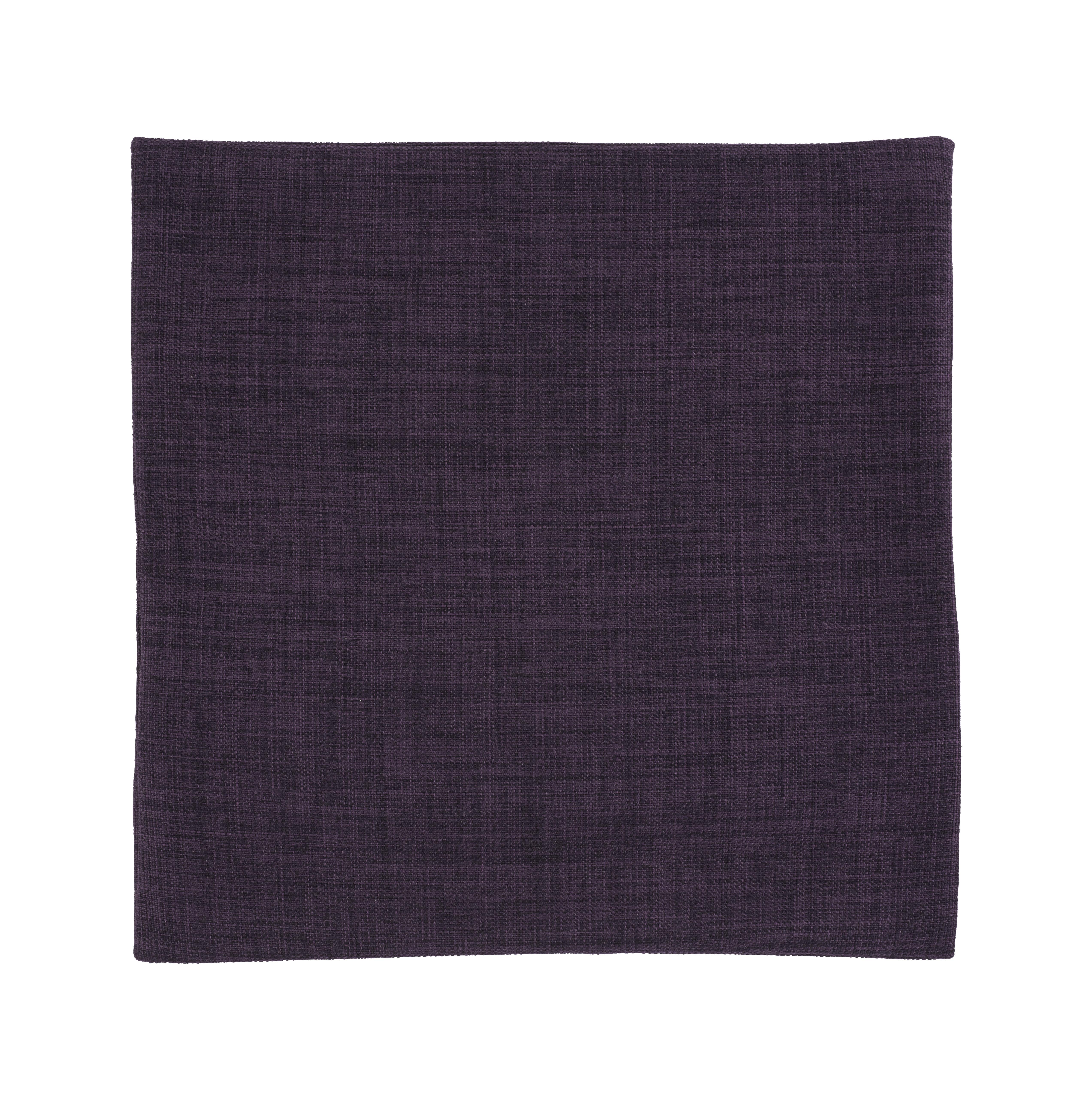 PÁRNAHUZAT LEINENOPTIK - padlizsán, Konventionell, textil (40/40cm) - Premium Living