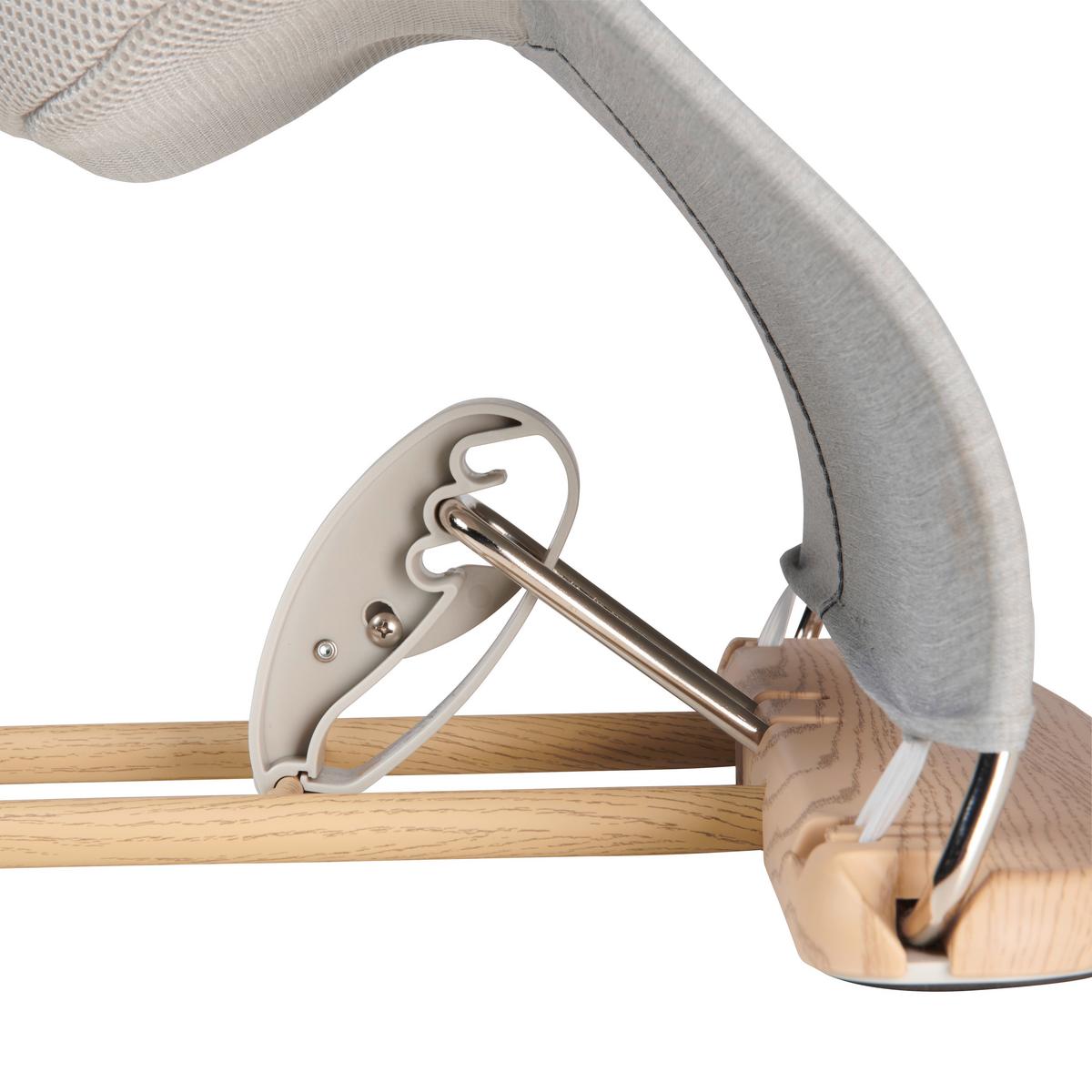 BUJAK WOODY - kolor dębowy/jasnoszary, Trend, tworzywo sztuczne/metal (67/39/40cm) - Jimmylee