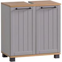 Omarica Za Pod Umivalnik Jelda, Platinasta Barva - platinaste barve/črna, Moderno, kovina/umetna masa (59,8/62,4/32,6cm) - Stylife