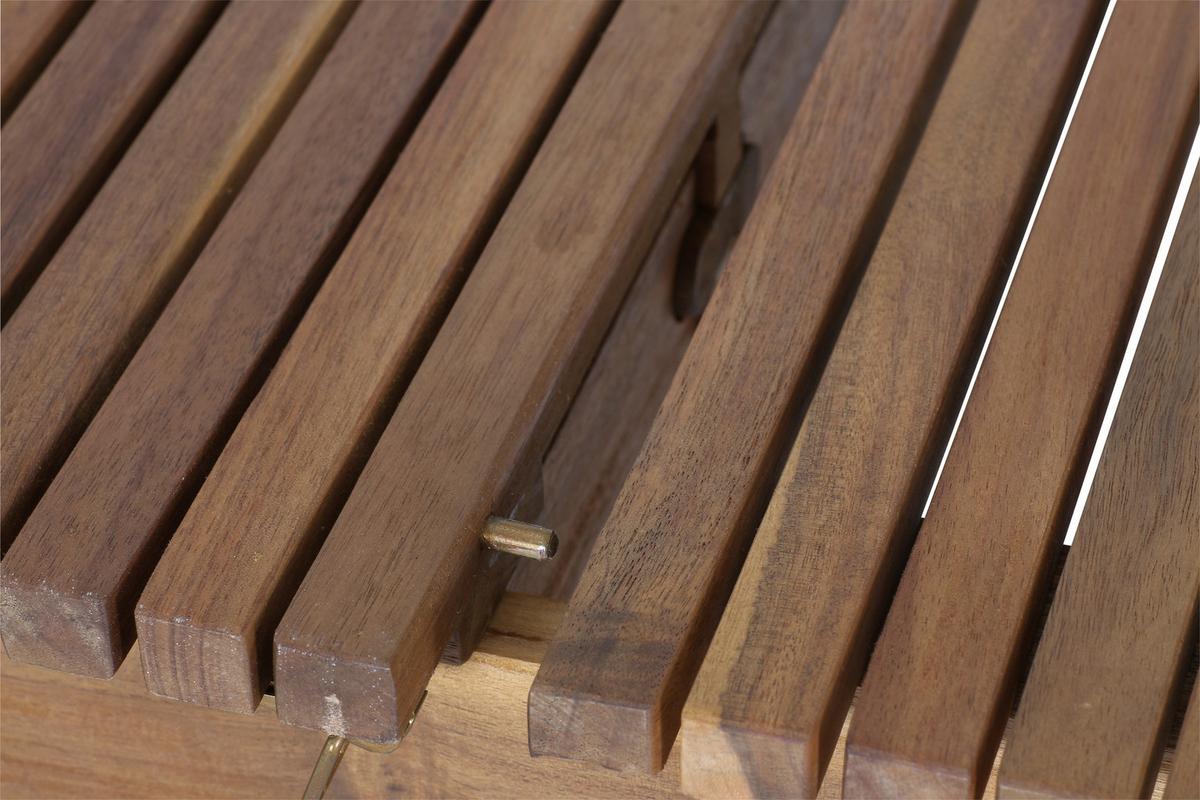 Gartentisch ausziehbar Echtholz L: 150-200 cm - Akaziefarben, KONVENTIONELL, Holz (150/100/74cm) - Siena Garden